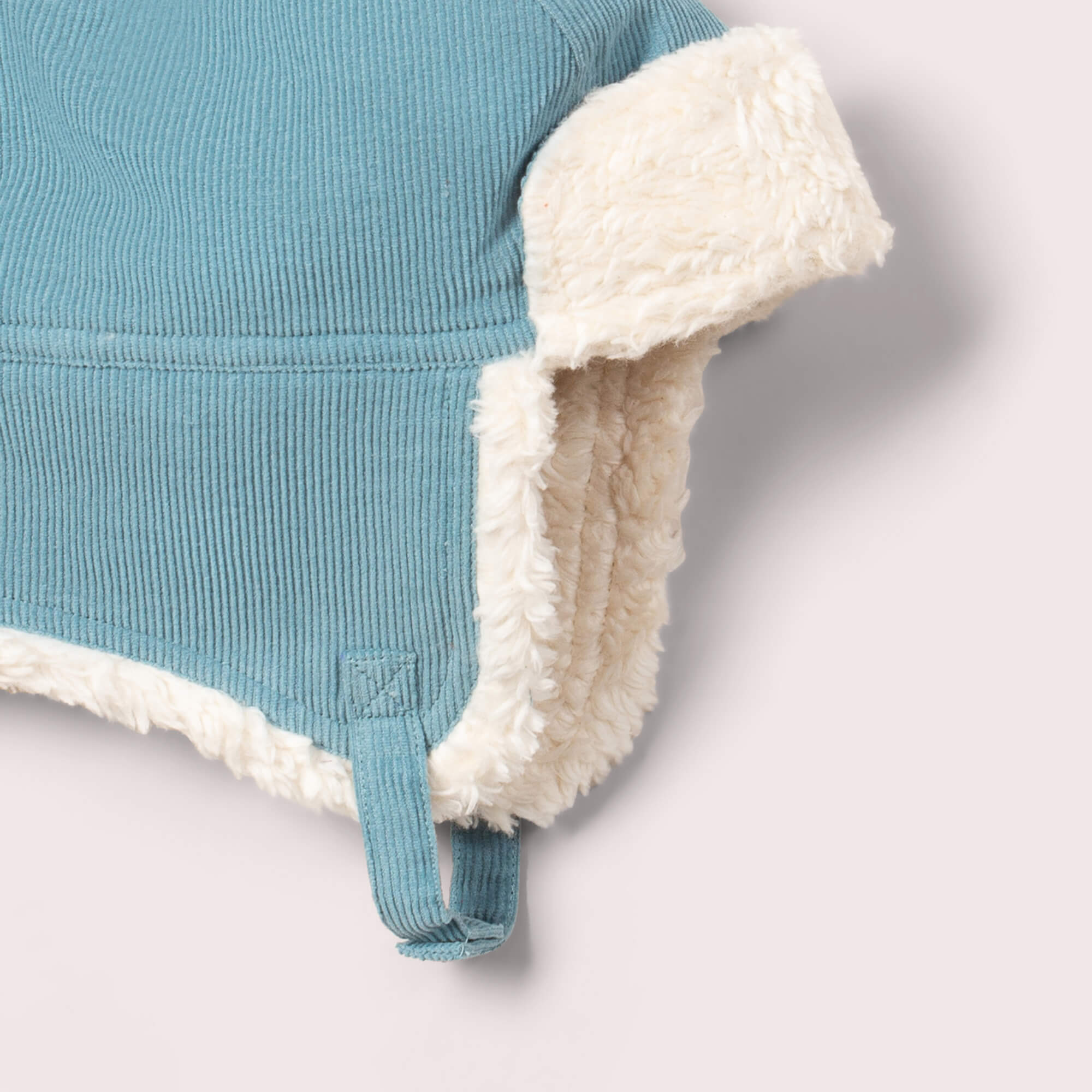 Pale Blue Sherpa Fleece Cosy Hat
