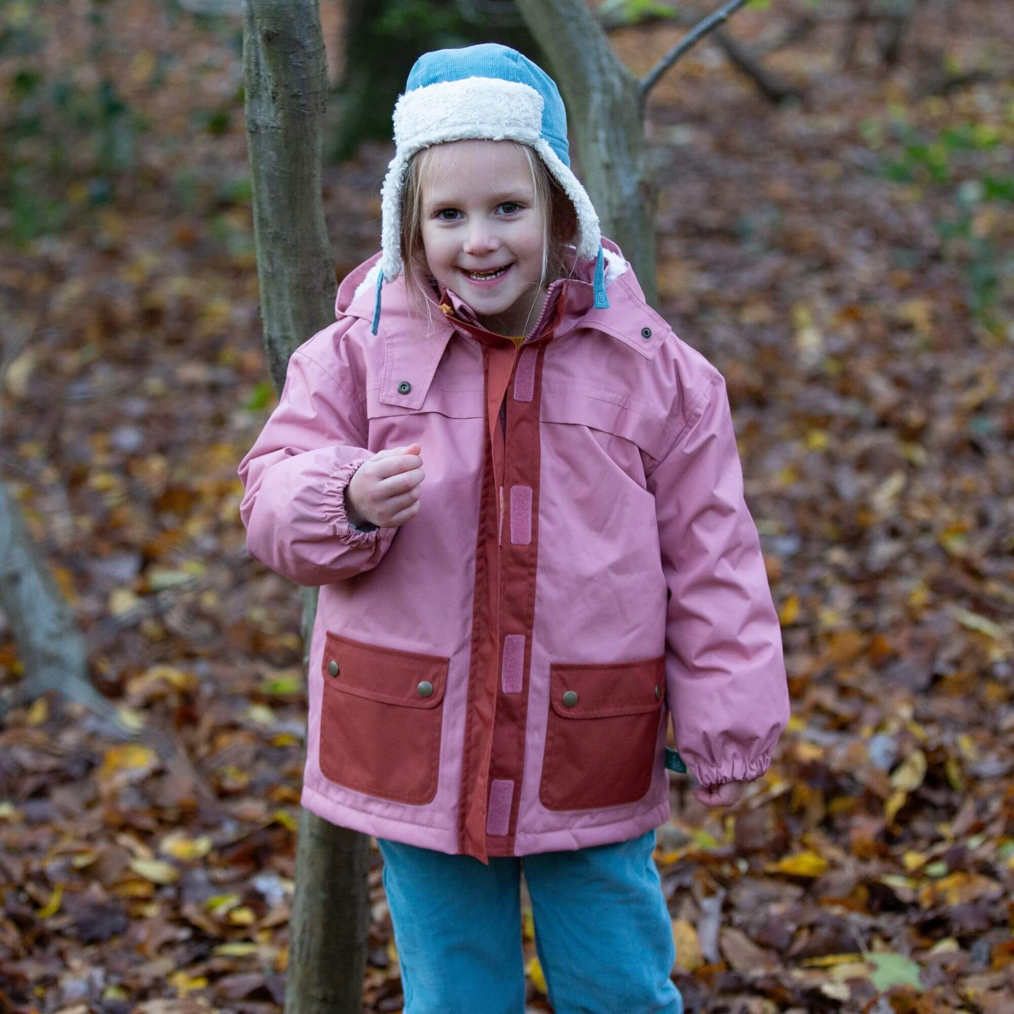Pale Blue Sherpa Fleece Cosy Hat
