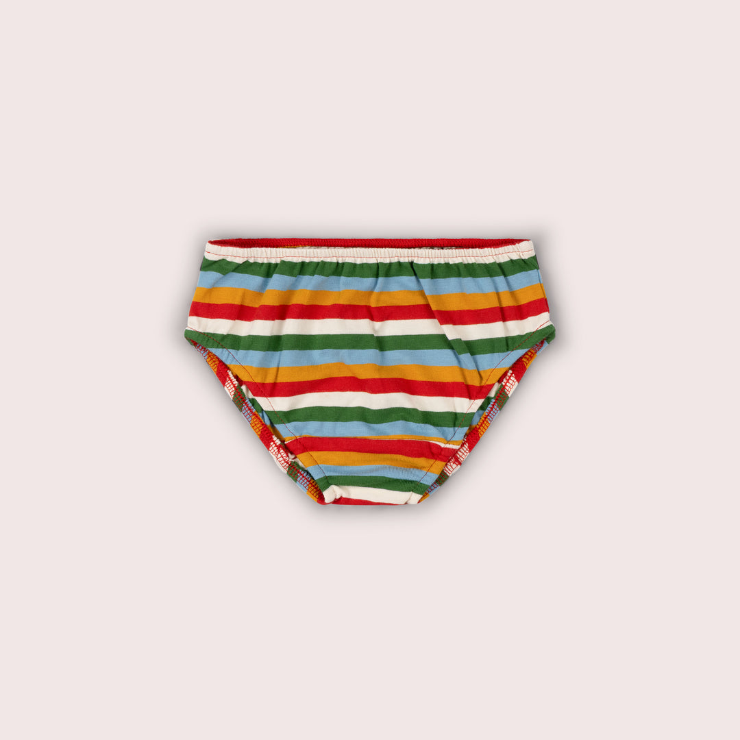 Turquoise Rainbows Organic Underwear 3 Pack