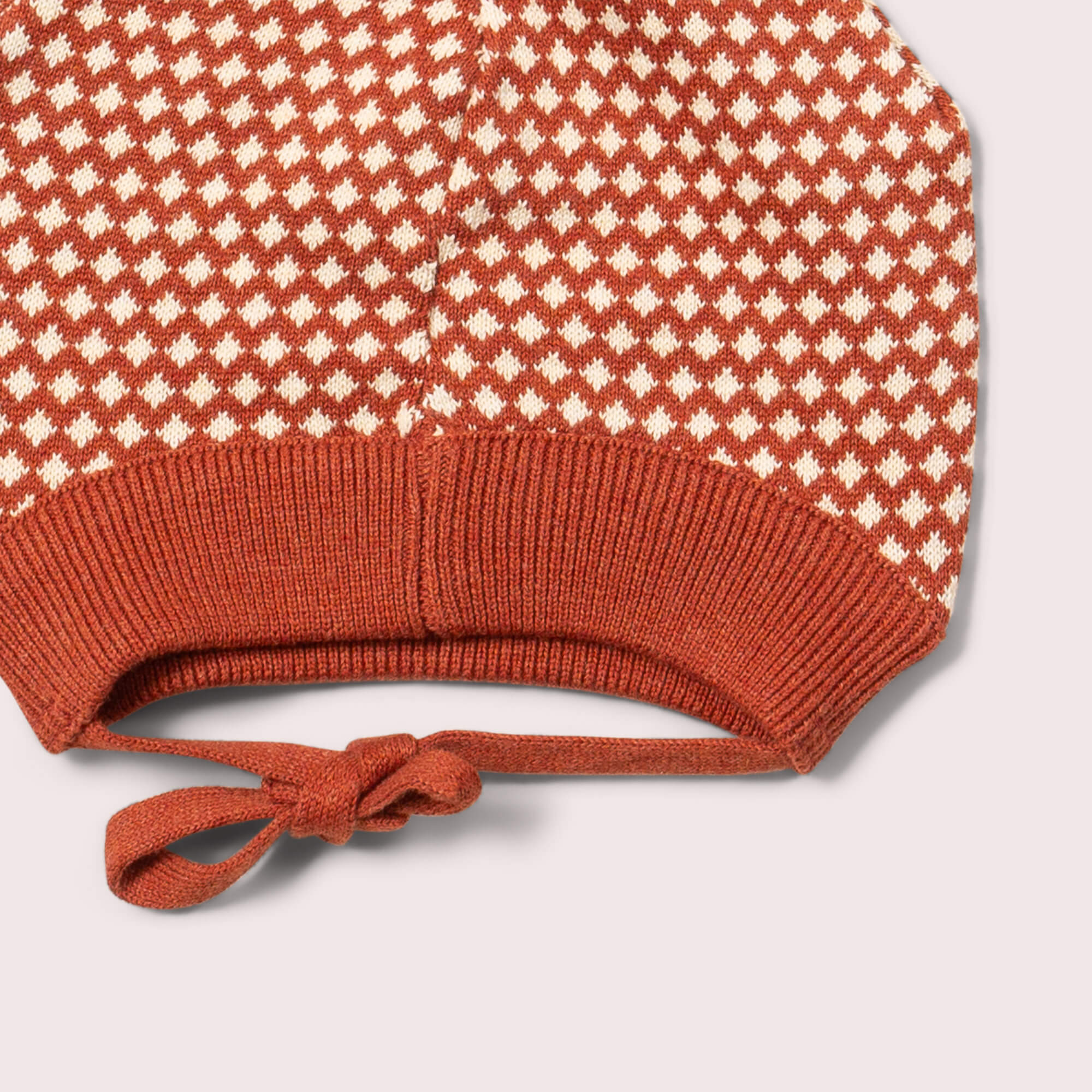 Ginger Diamonds Knitted Hat