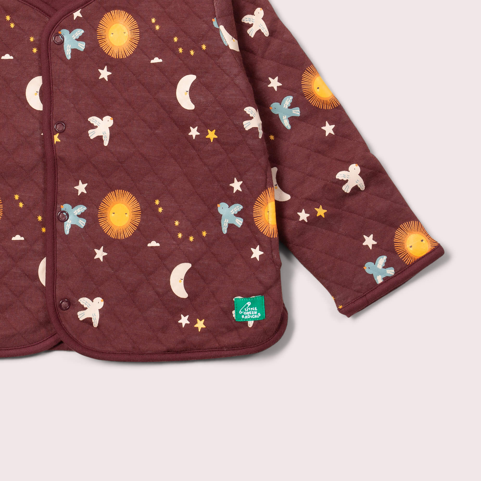 Flying Birds Quilted Jacket