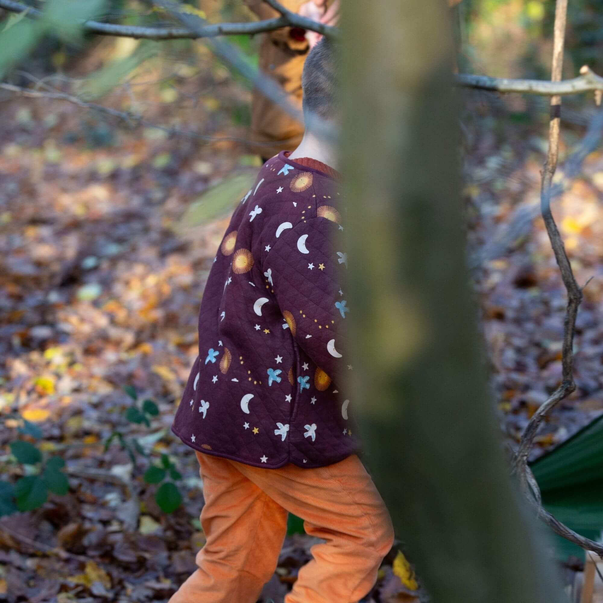 Flying Birds Quilted Jacket