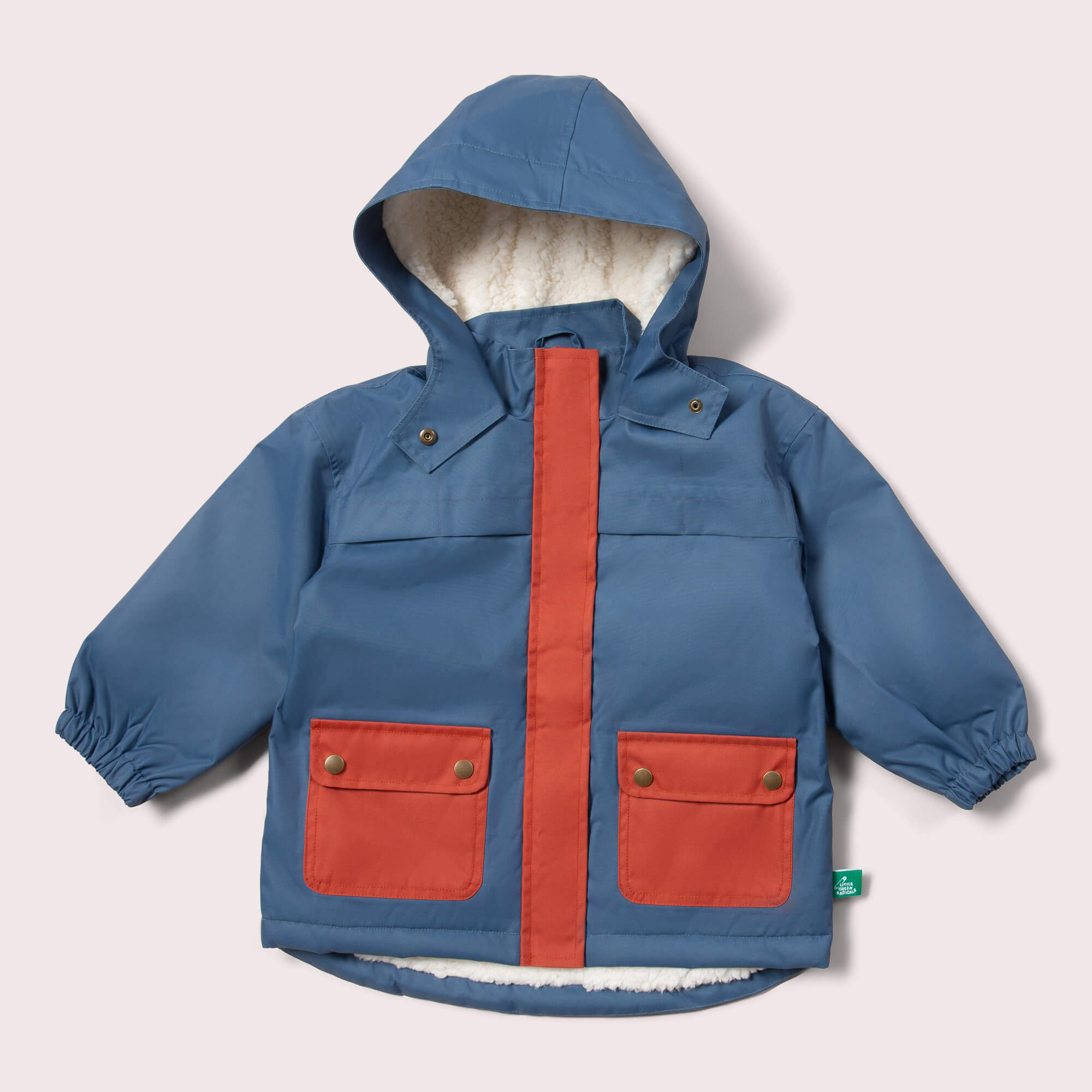 Moonlight Blue Recycled Waterproof Winter Coat