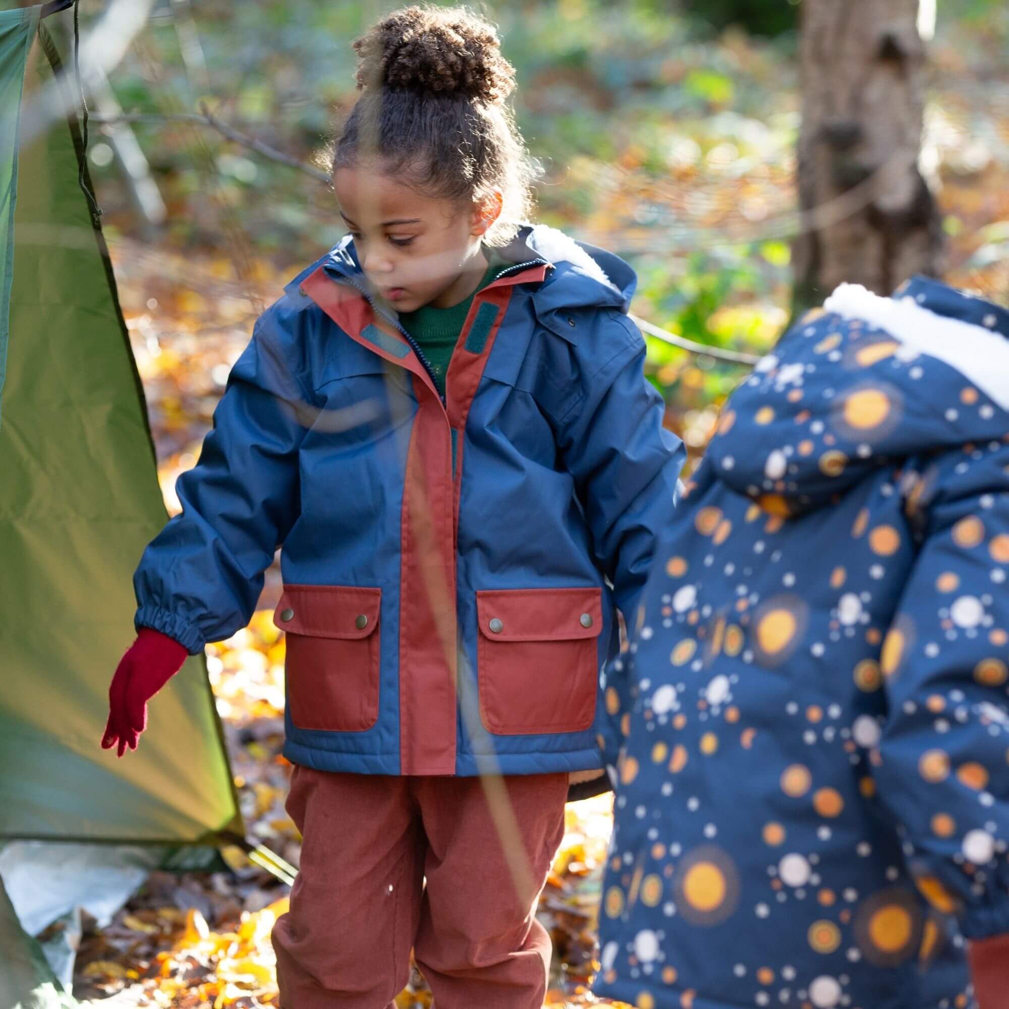 Moonlight Blue Recycled Waterproof Winter Coat