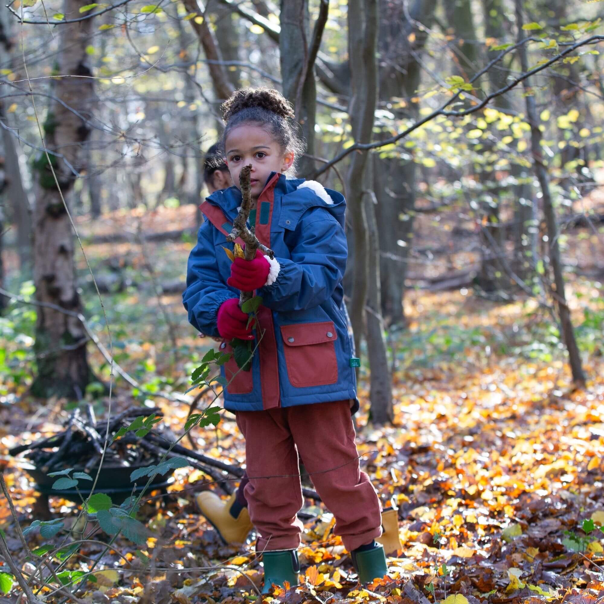 Moonlight Blue Recycled Waterproof Winter Coat