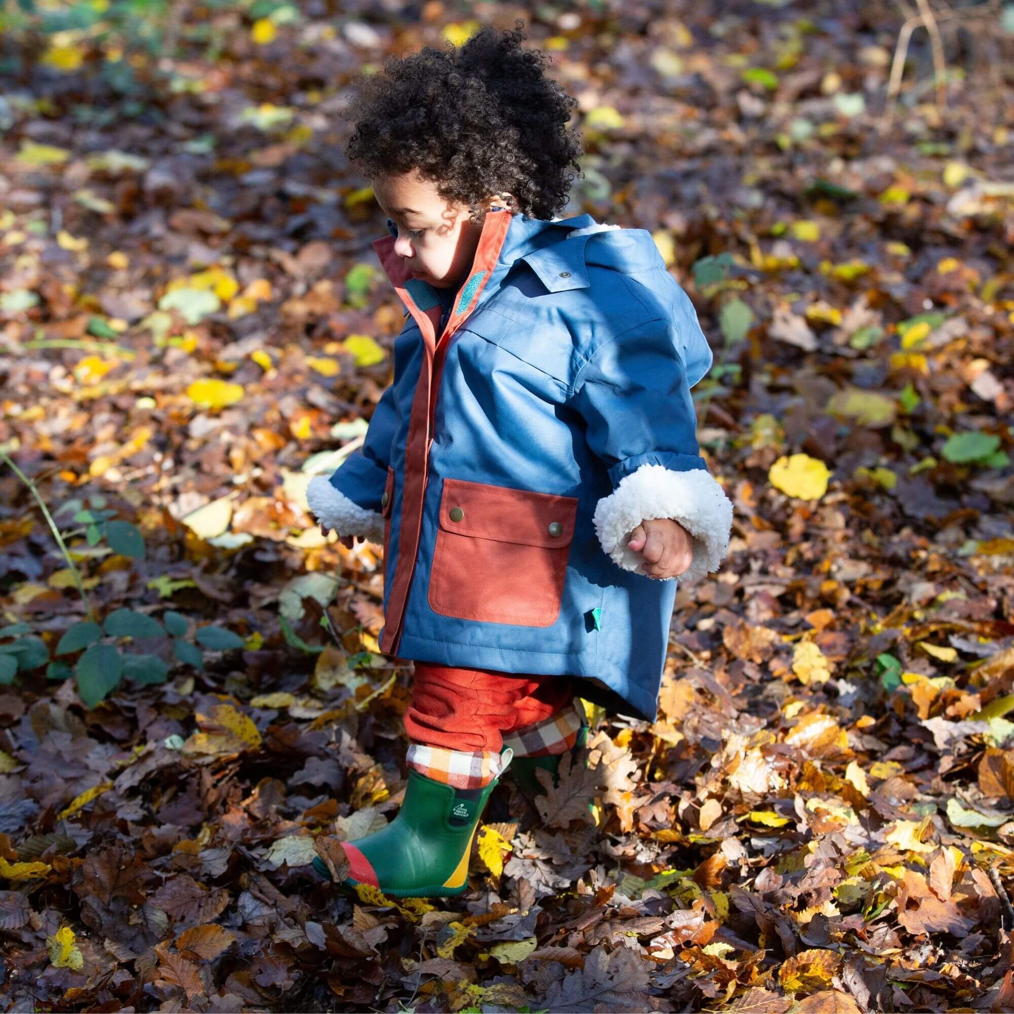 Moonlight Blue Recycled Waterproof Winter Coat
