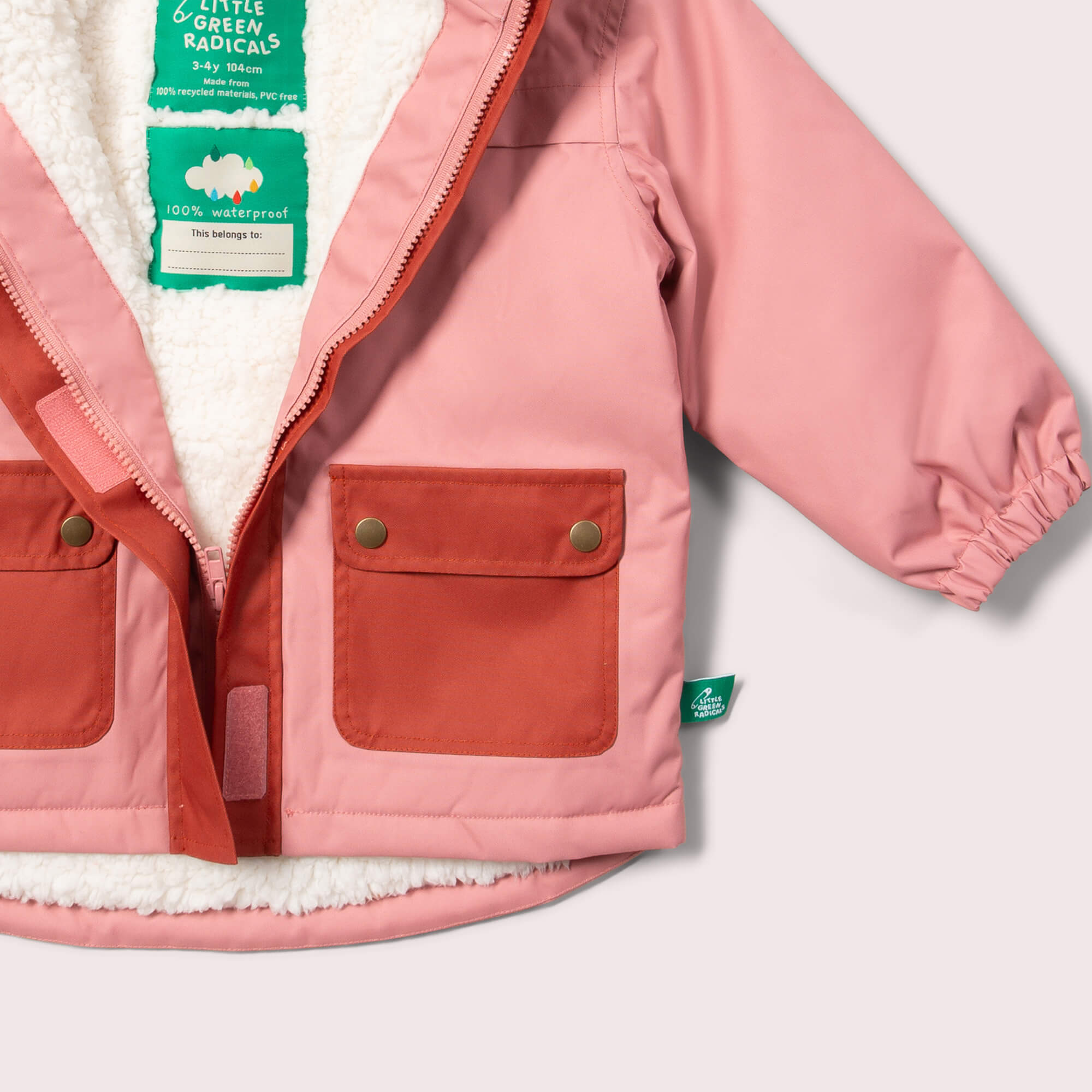 Coral Recycled Waterproof Winter Coat