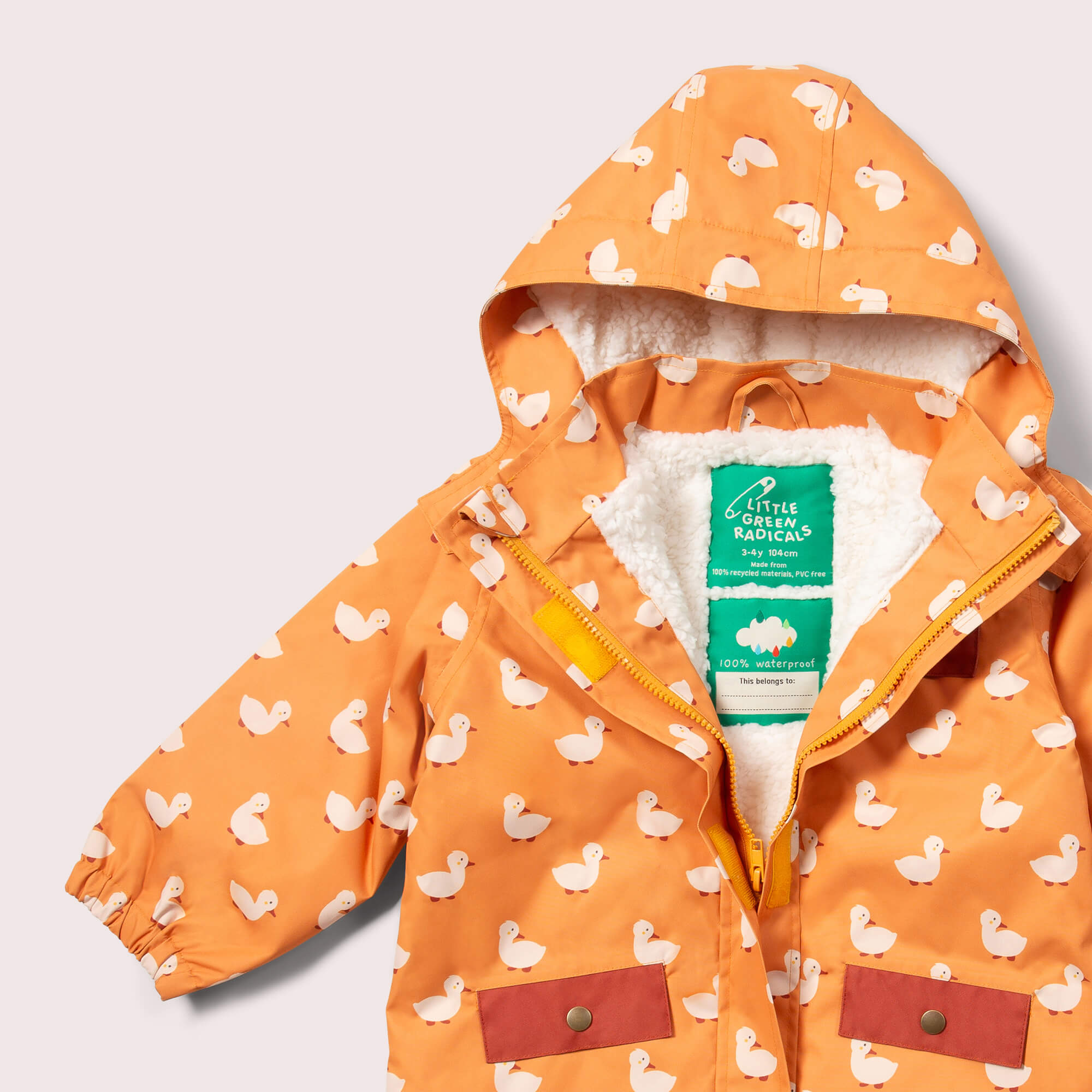 Gold Ducks Recycled Waterproof Adventure Winter Coat