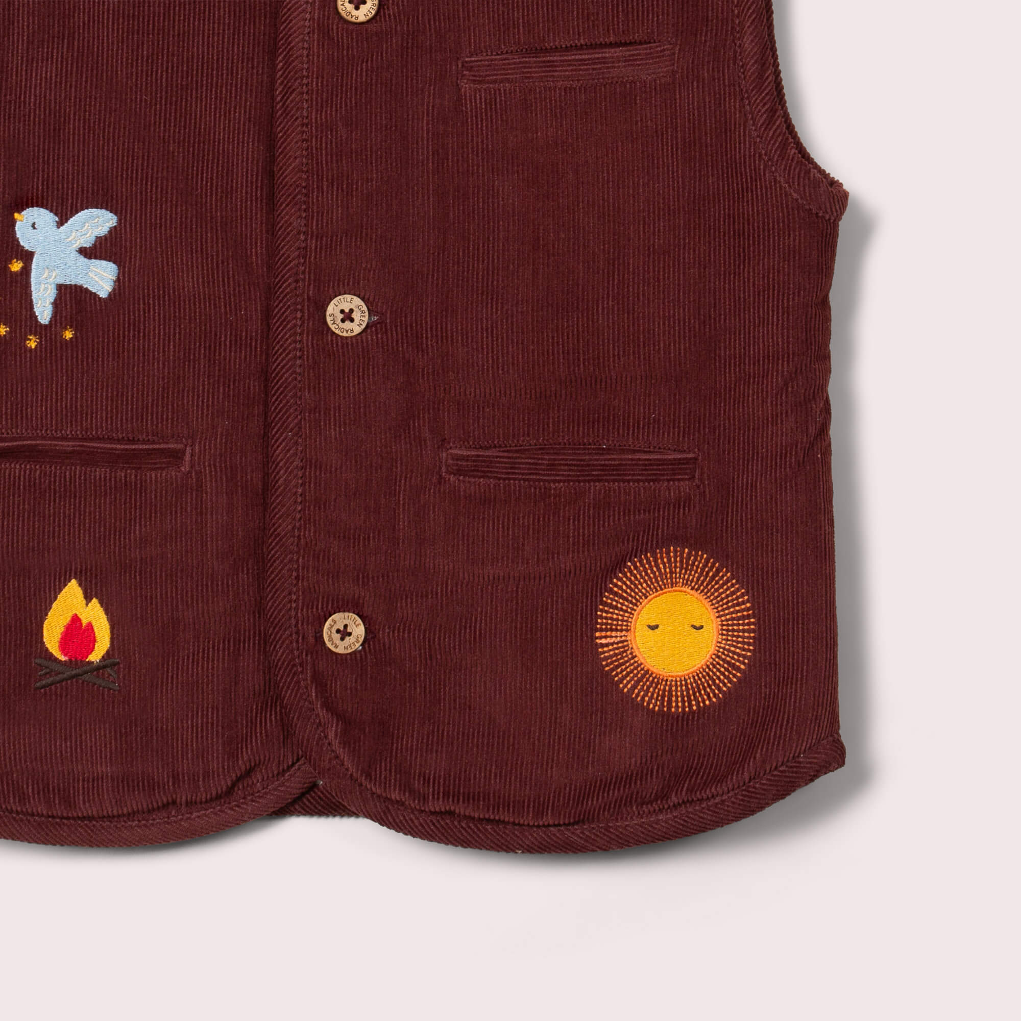 Chocolate Sherpa Lined Reversible Gilet