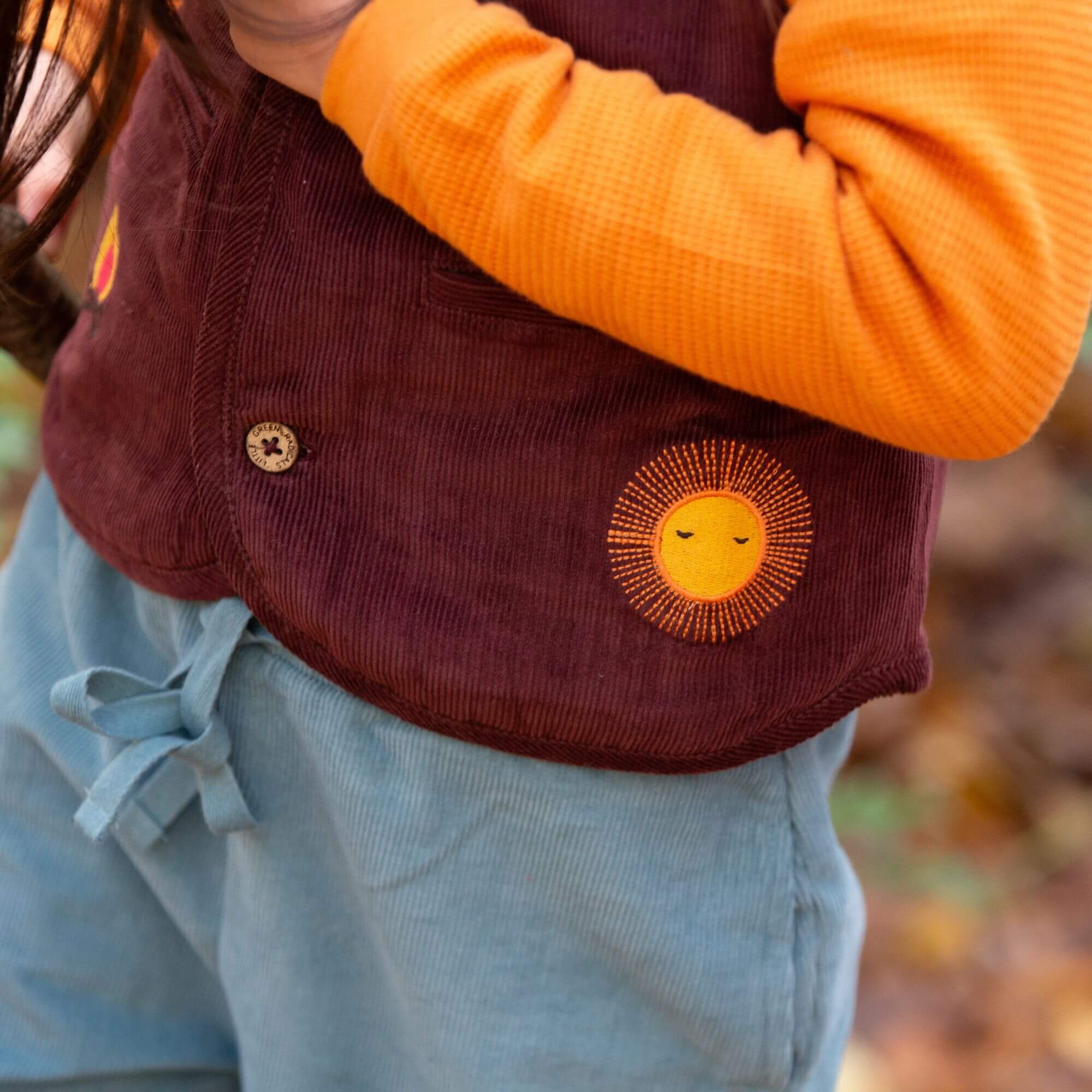 Chocolate Sherpa Lined Reversible Gilet