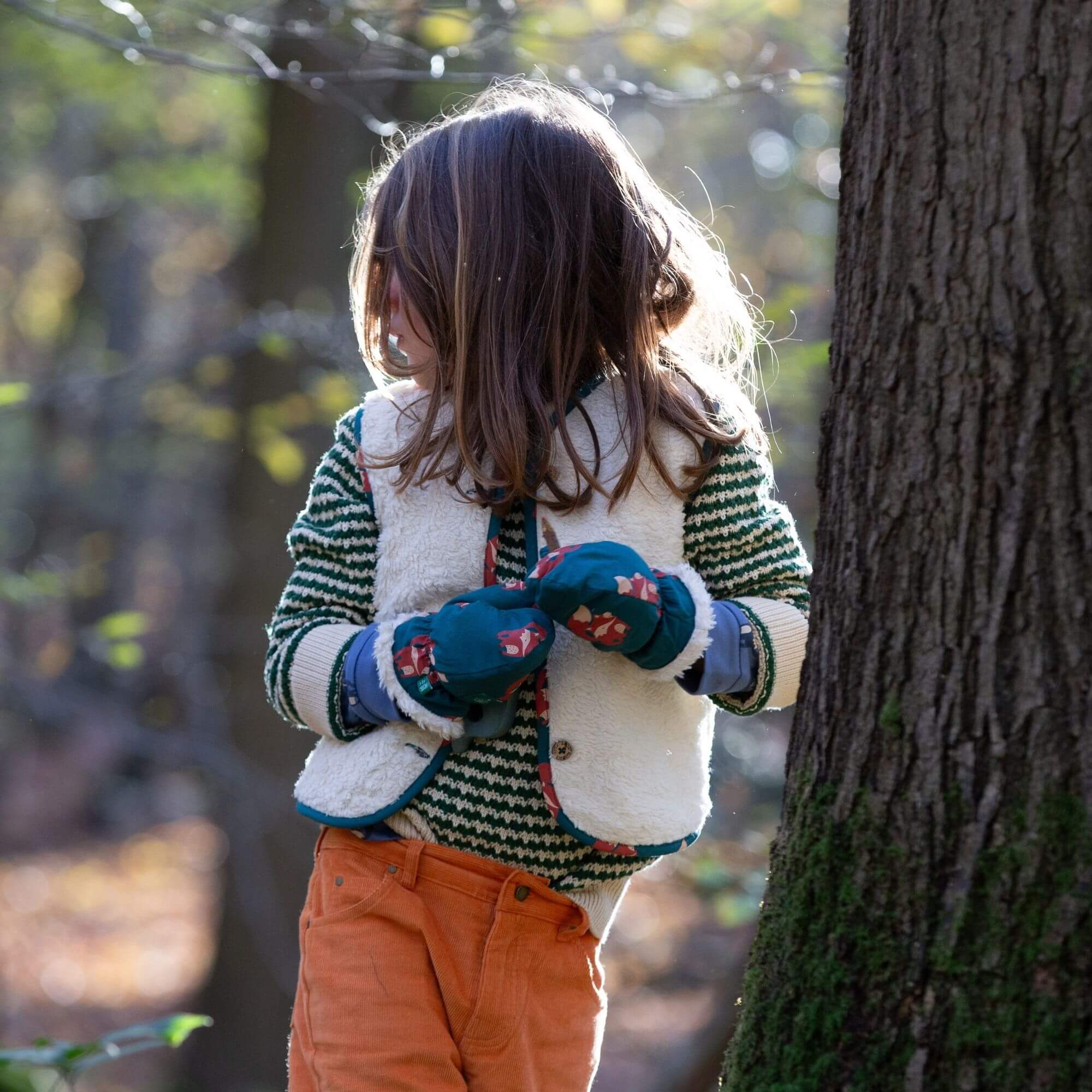 Red Foxes Sherpa Lined Reversible Gilet