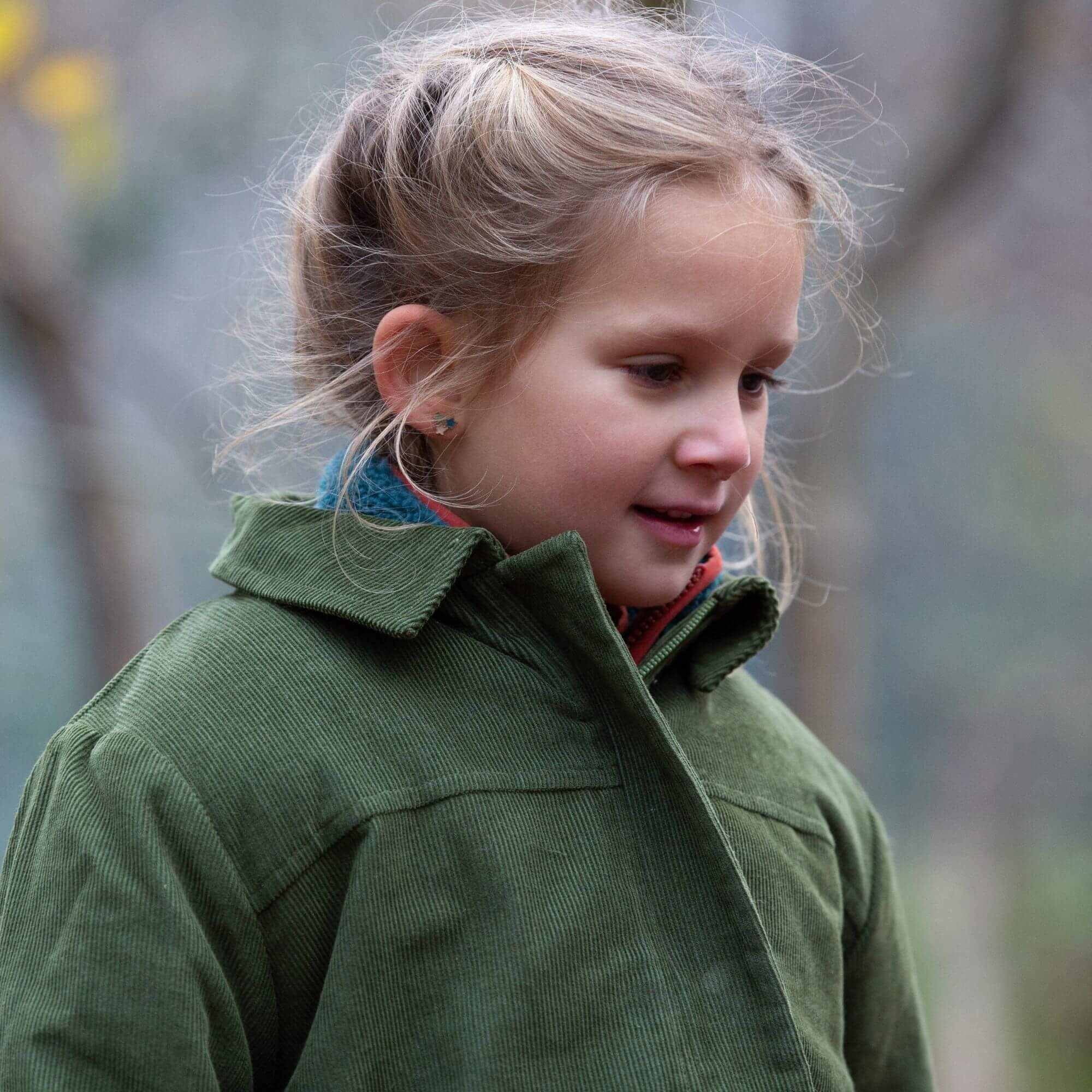 Chive Sherpa Lined Barn Jacket