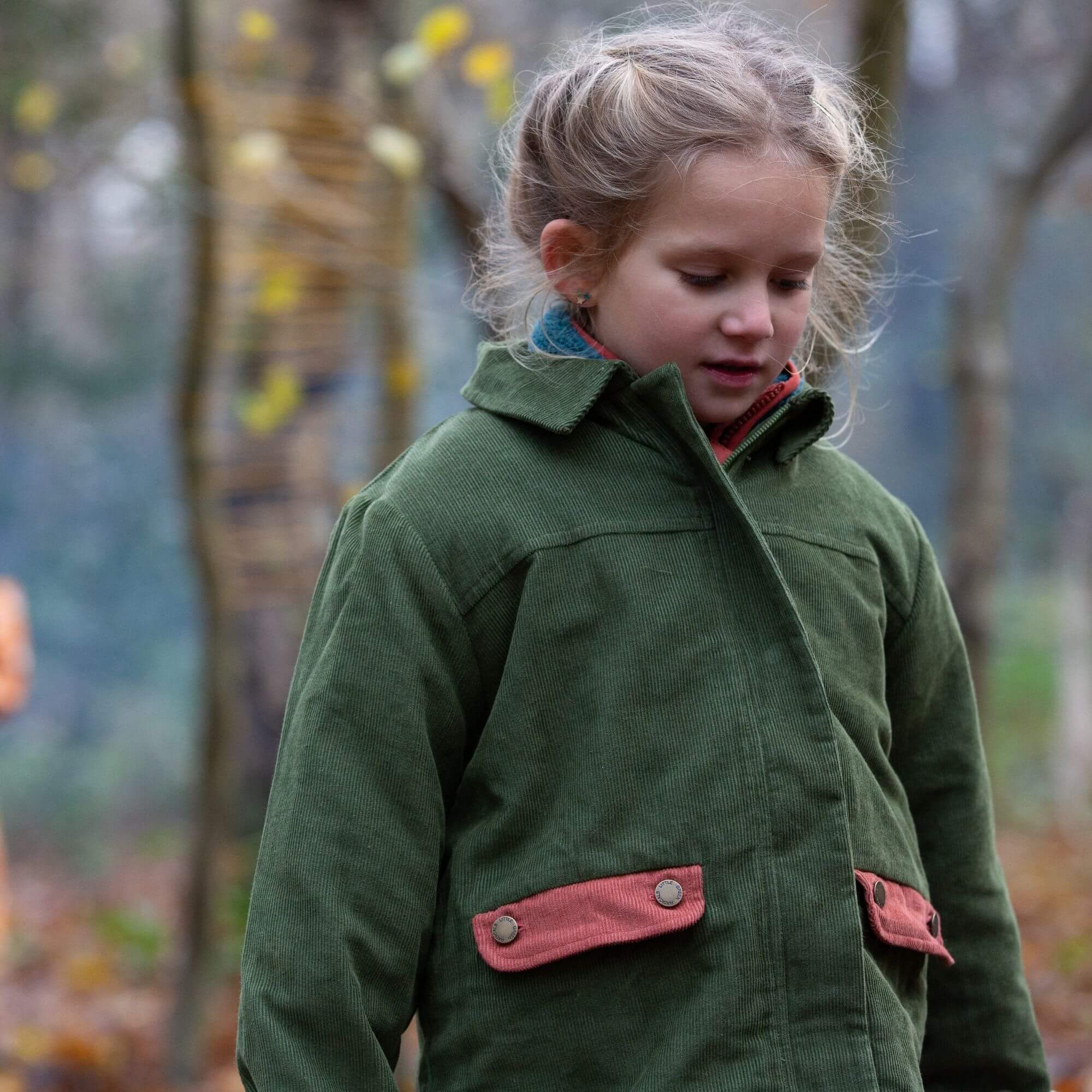 Chive Sherpa Lined Barn Jacket