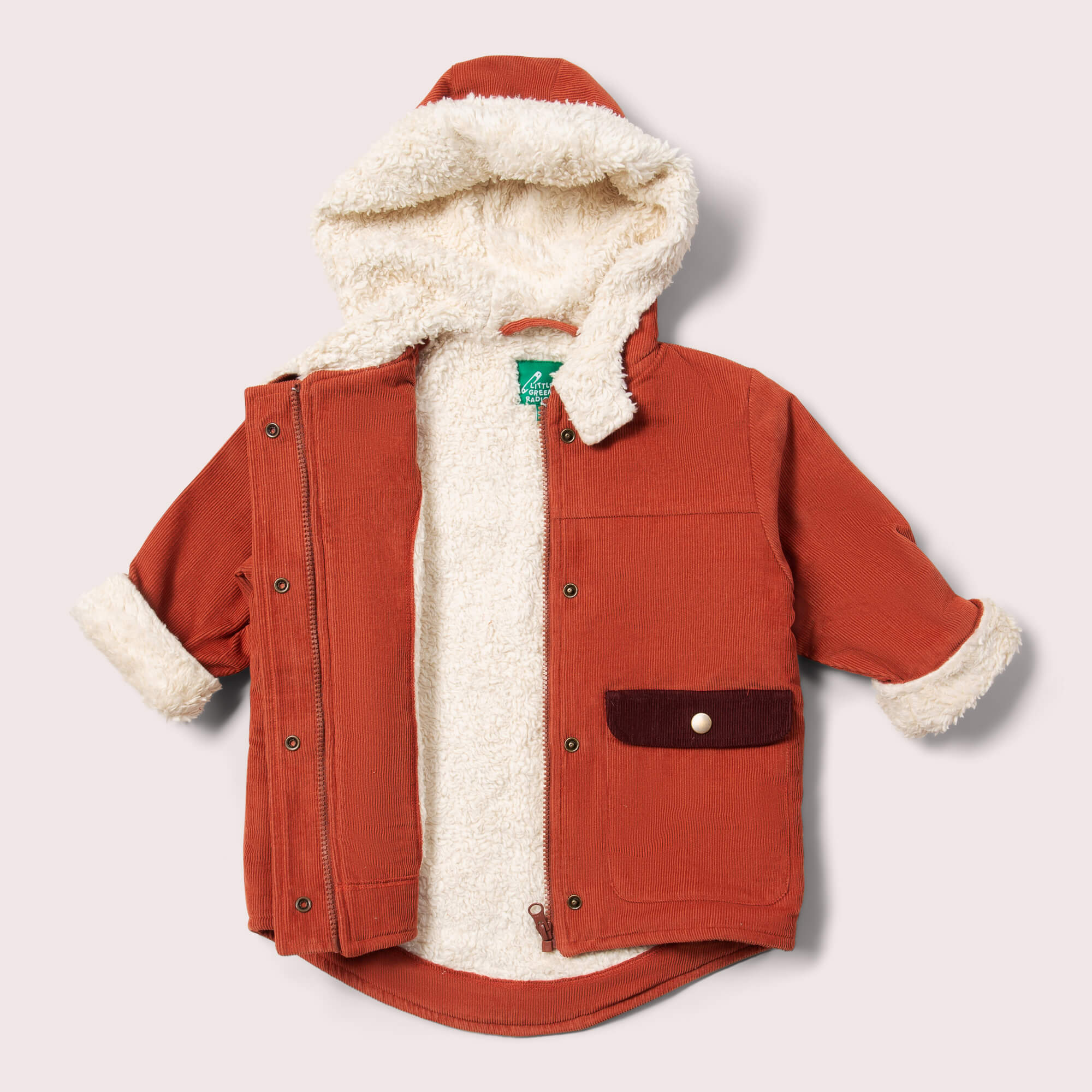 Ginger Organic Sherpa Toasty Coat