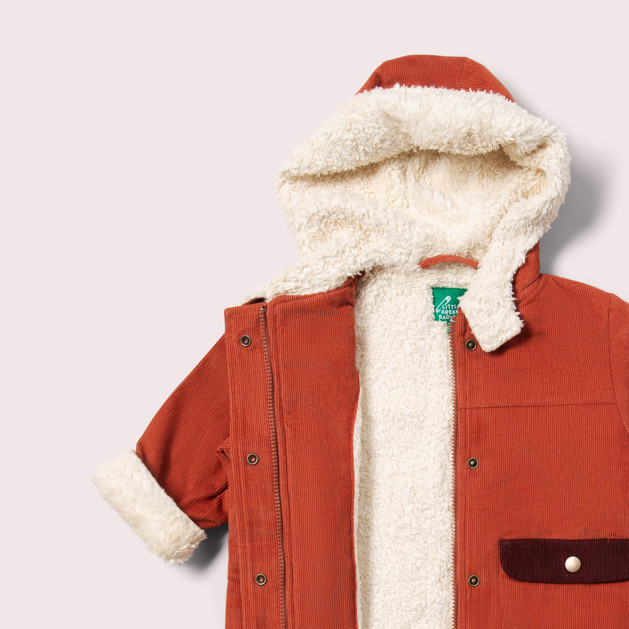 Ginger Organic Sherpa Toasty Coat