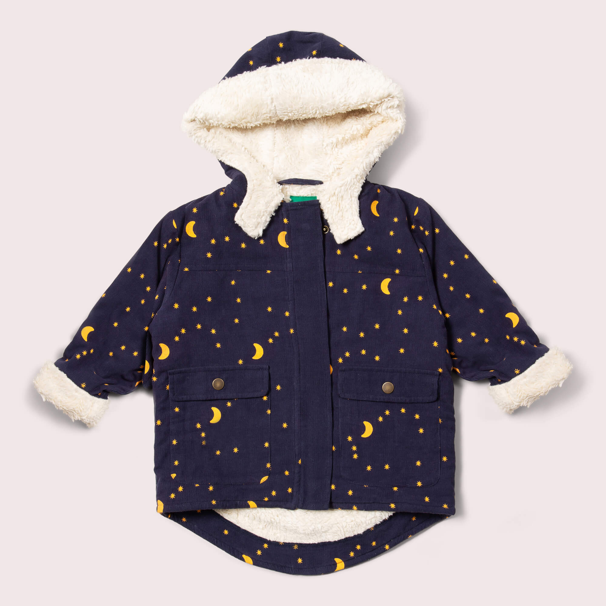 Dark Night Organic Sherpa Toasty Coat
