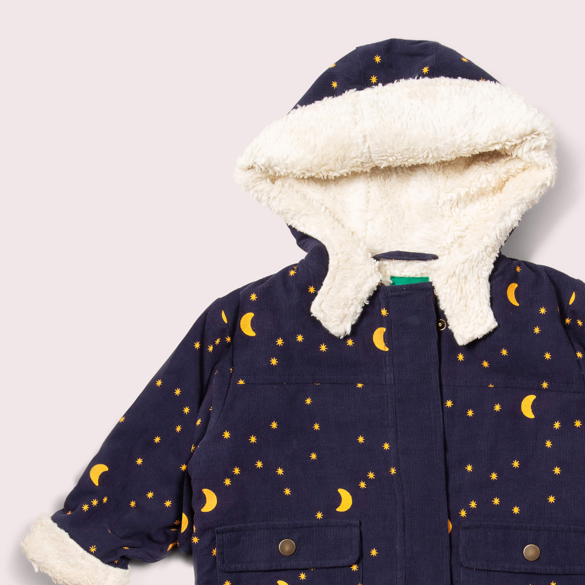 Dark Night Organic Sherpa Toasty Coat