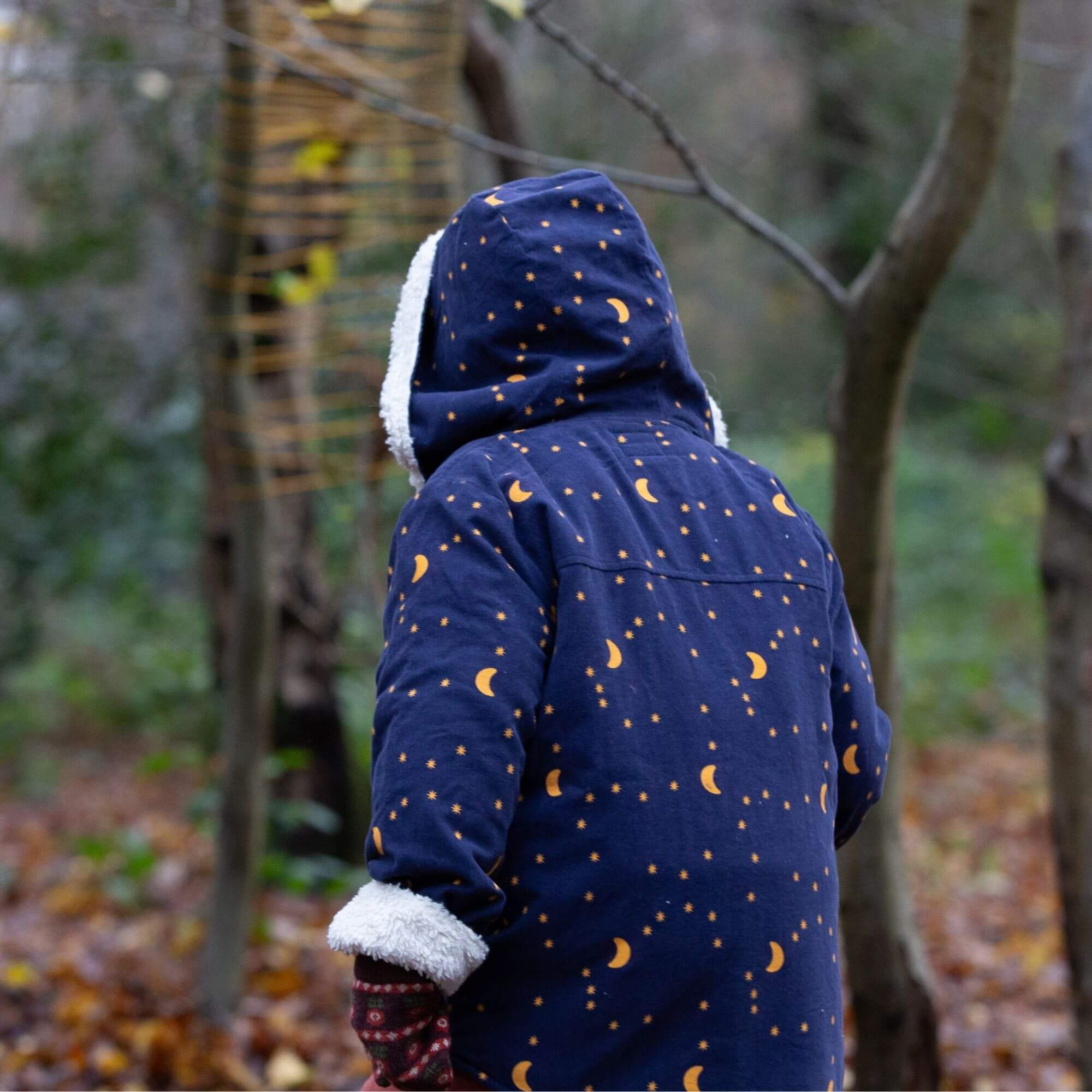 Dark Night Organic Sherpa Toasty Coat