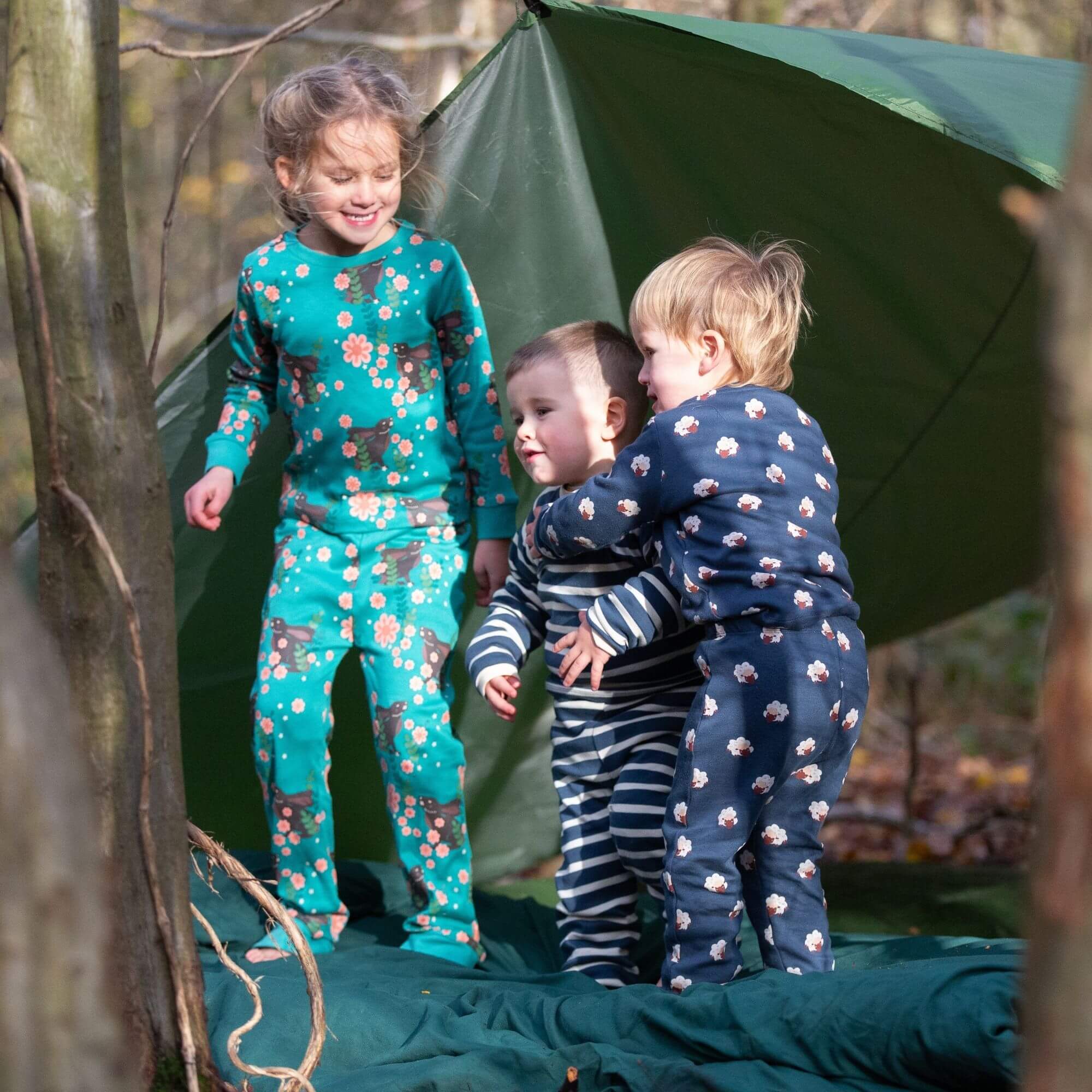 Winter Rabbits Organic Pyjamas NOT AVAILABLE for USA/AUS/CAN