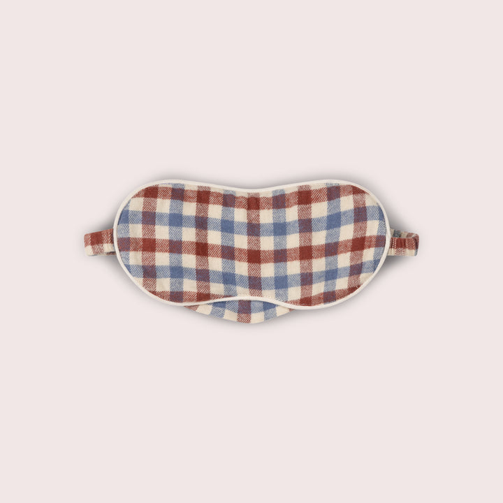 Ginger Check Organic Eye Mask