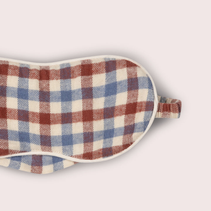 Ginger Check Organic Eye Mask