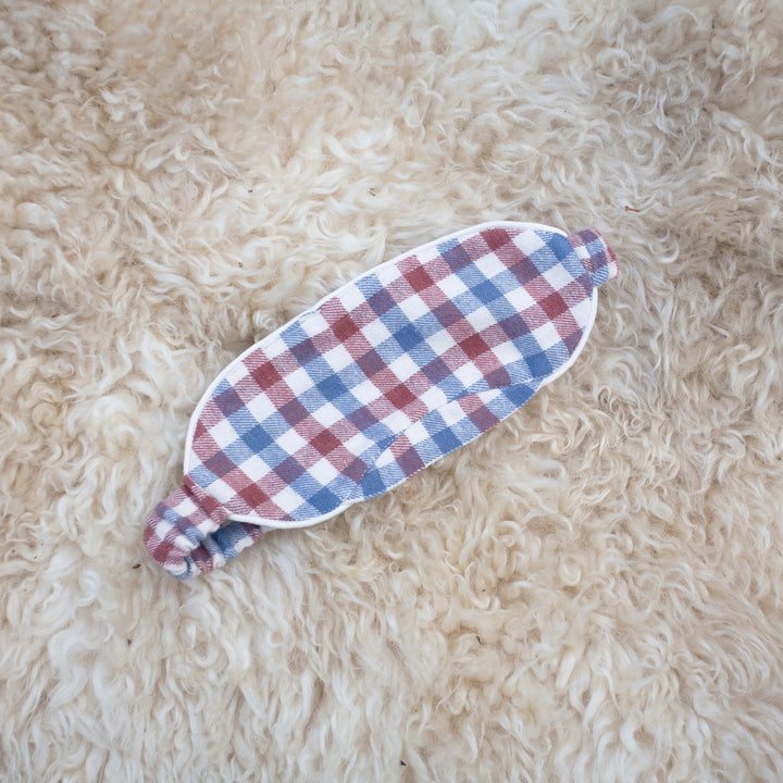 Ginger Check Organic Eye Mask