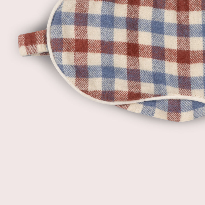 Ginger Check Organic Eye Mask