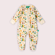 Toy Box Zip Organic Babygrow Multi / 12-18m