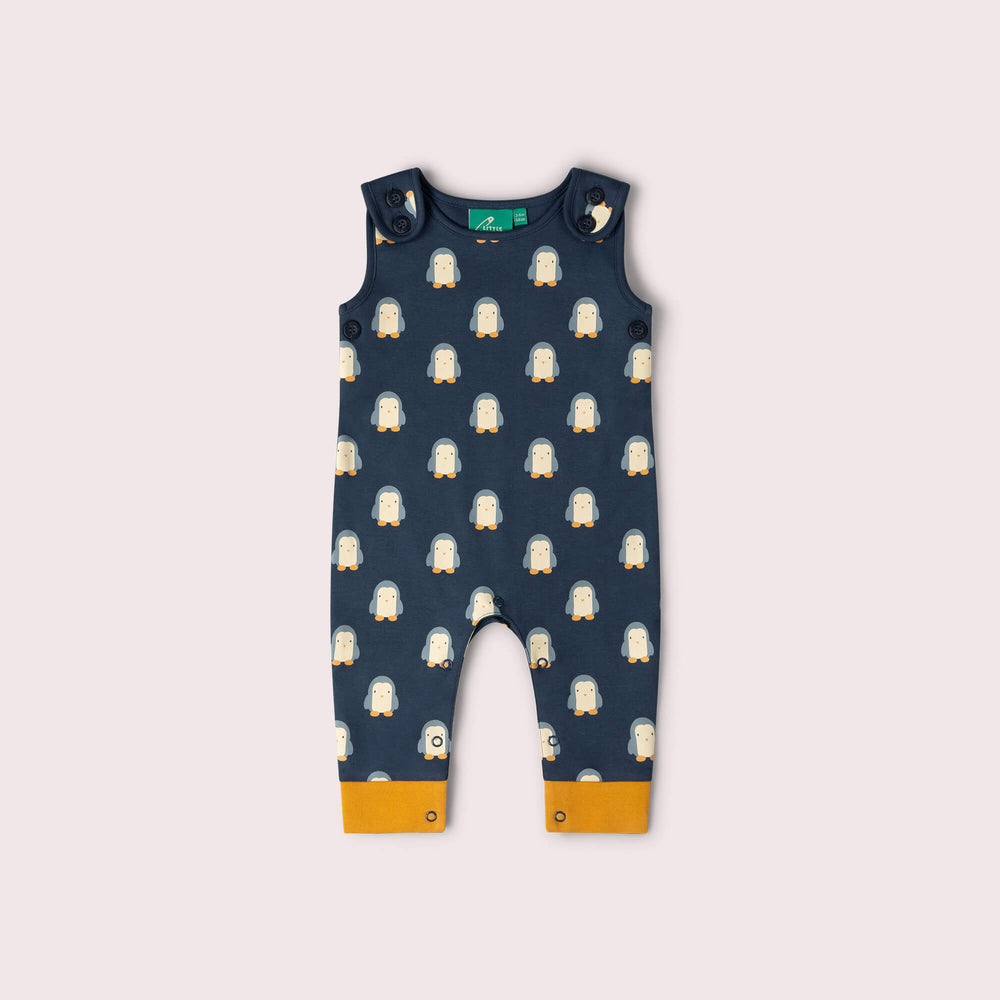 Blue Penguins Everyday Dungarees Navy / 3-4y