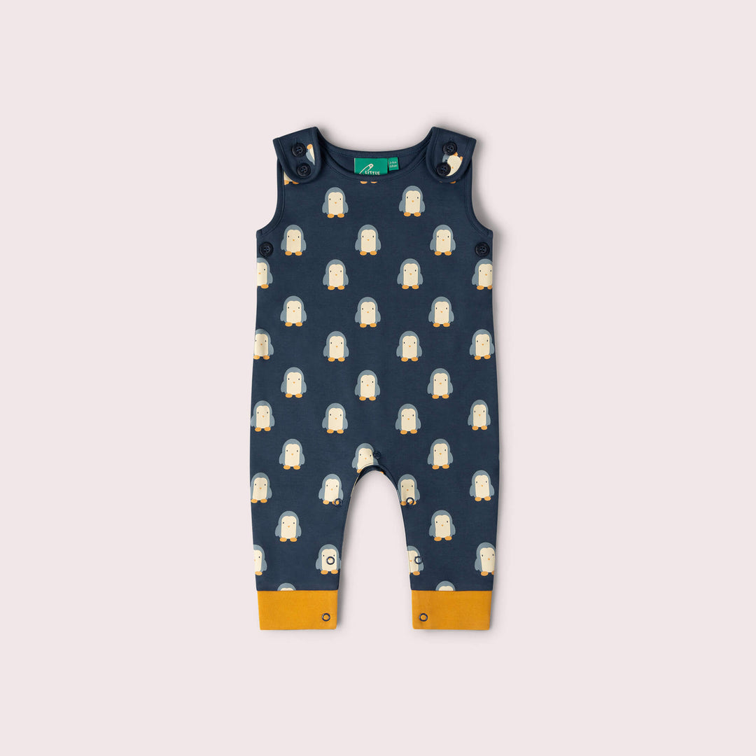 Blue Penguins Everyday Dungarees Navy / 3-4y
