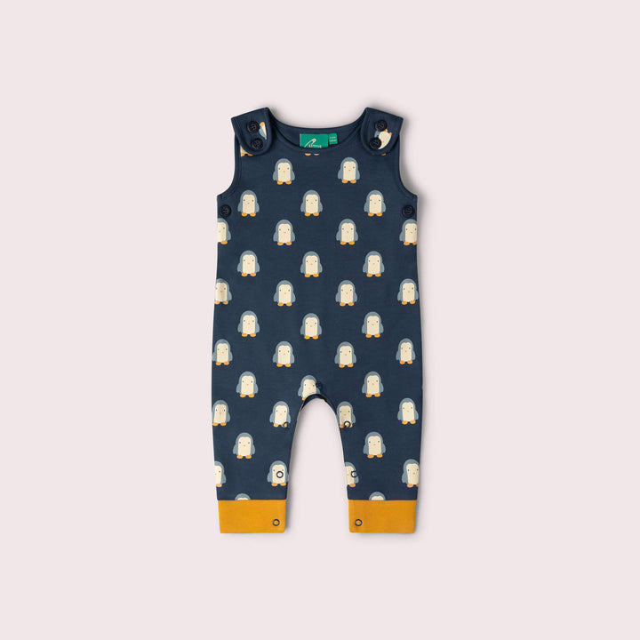 Blue Penguins Everyday Dungarees Navy / 3-4y