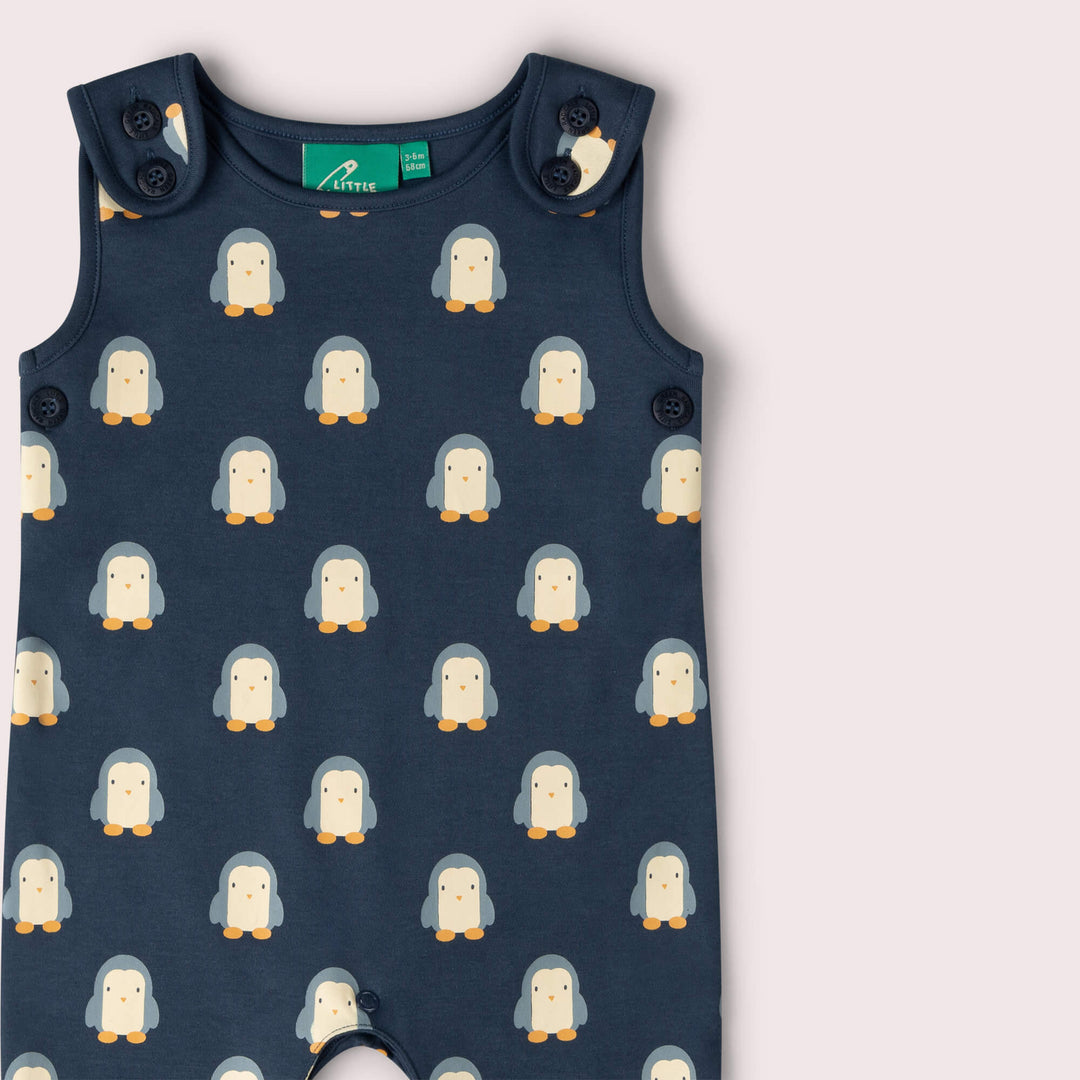 Blue Penguins Everyday Dungarees Navy / 3-4y