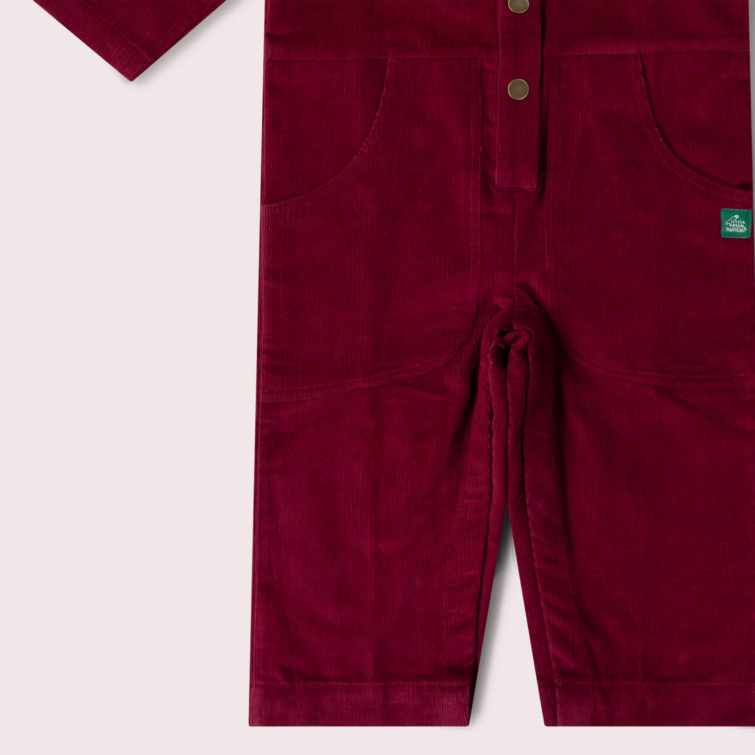 Berry Cord Jumpsuit Purple / 6-7y