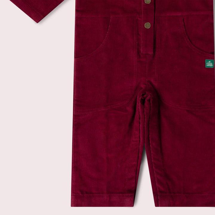 Berry Cord Jumpsuit Purple / 6-7y