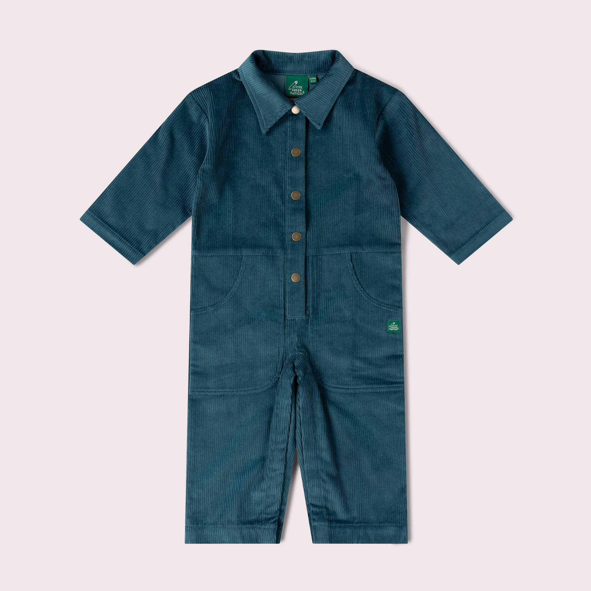 Calm Sea Cord Jumpsuit Blue / 6-7y