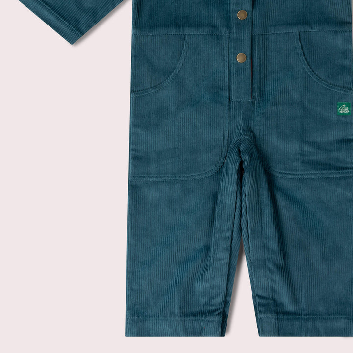 Calm Sea Cord Jumpsuit Blue / 6-7y