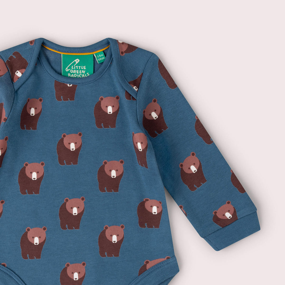 Blue Bears Baby Bodysuit 2 Pack Blue / 18-24m