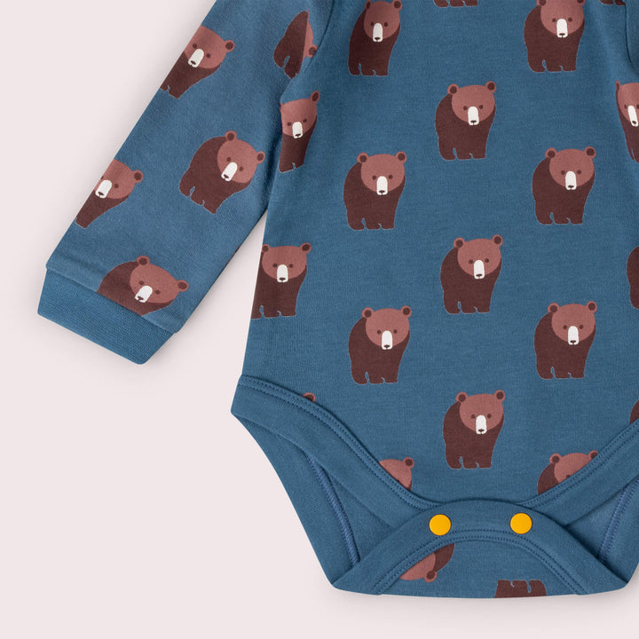 Blue Bears Baby Bodysuit 2 Pack Blue / 18-24m