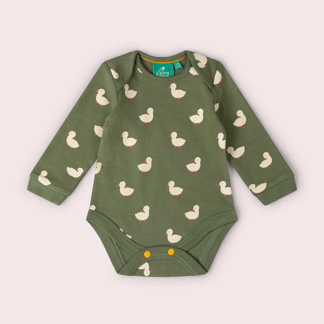 Olive Ducks Baby Bodysuit 2 Pack Green / 18-24m