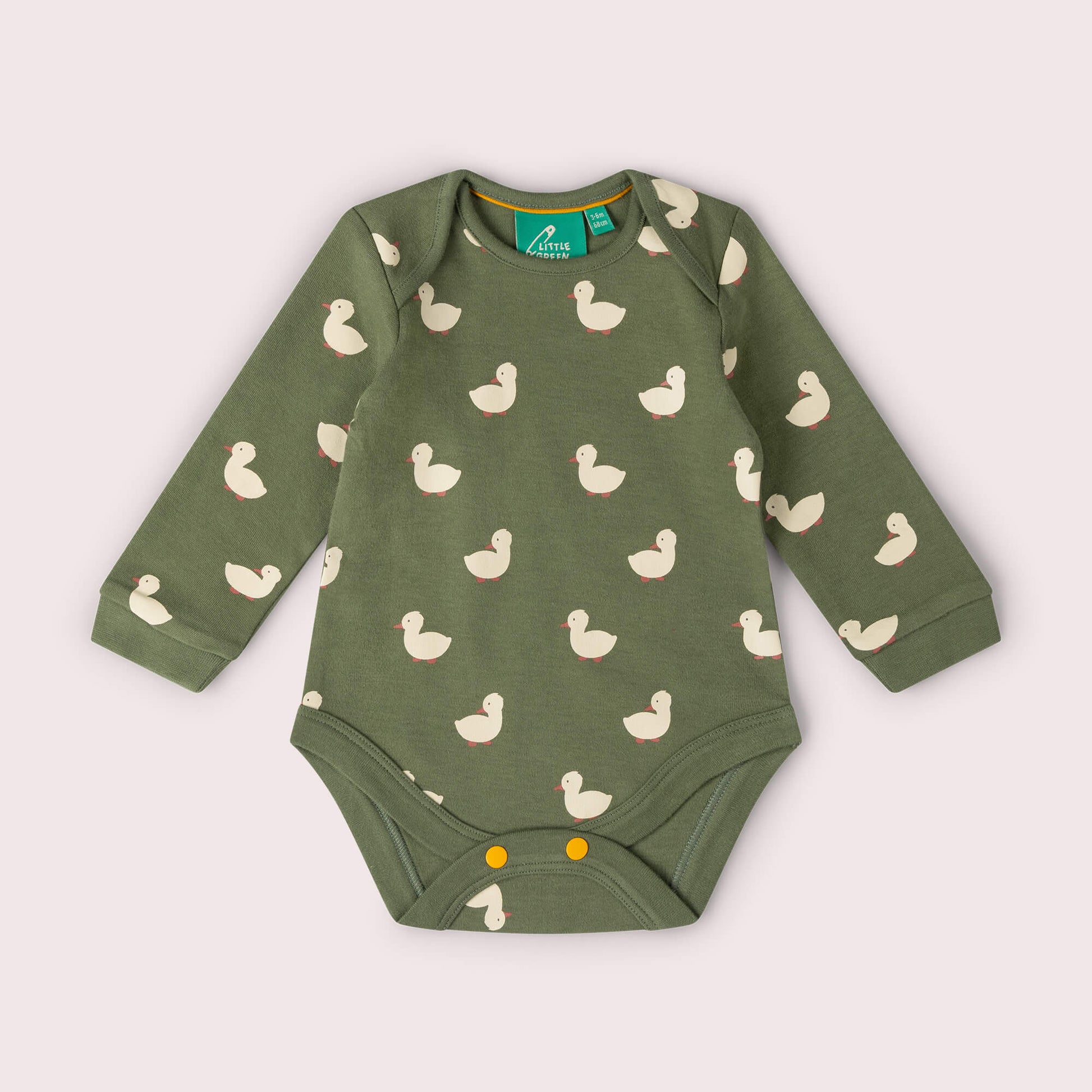 Olive Ducks Baby Bodysuit 2 Pack Green / 18-24m