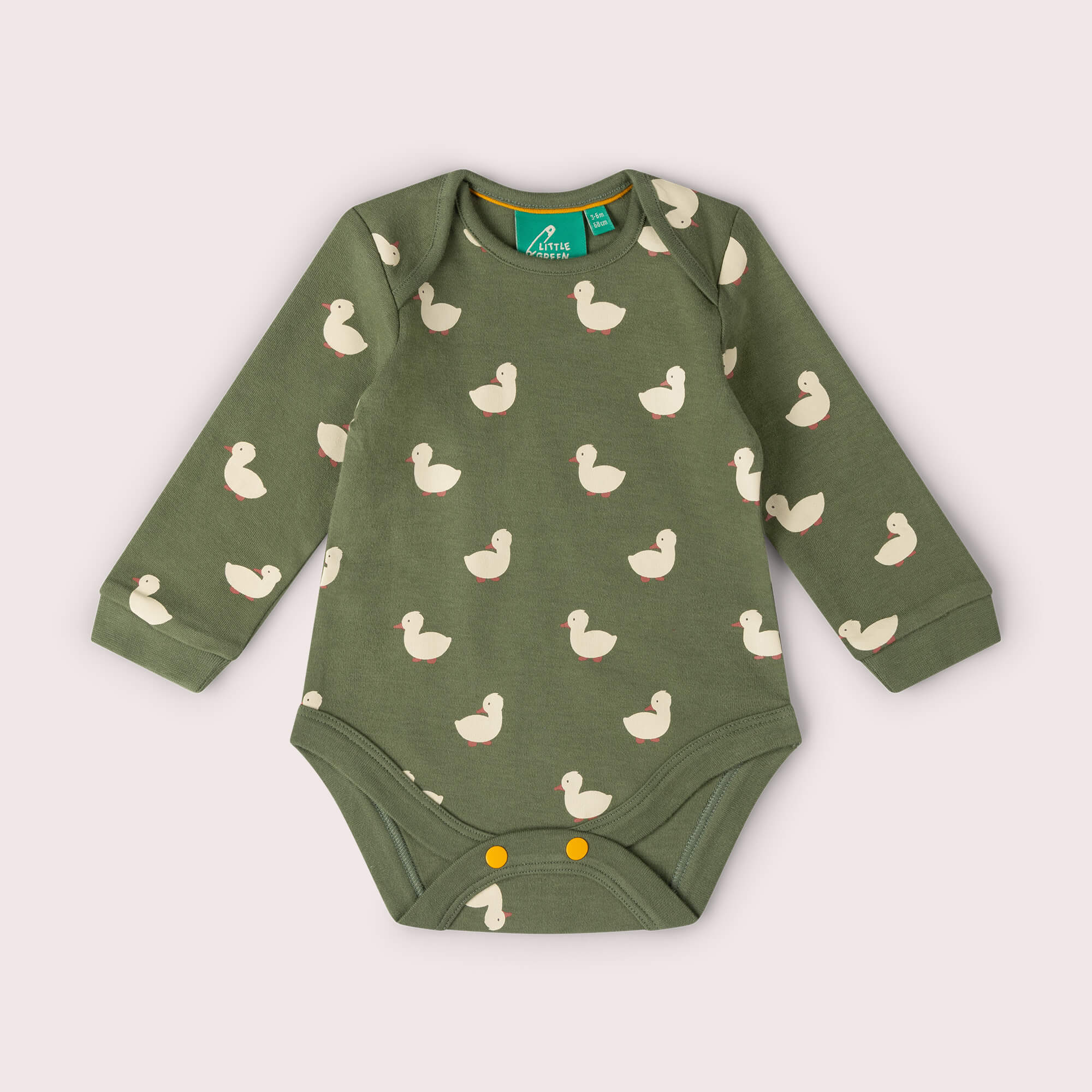 Olive Ducks Baby Bodysuit 2 Pack Green / 18-24m