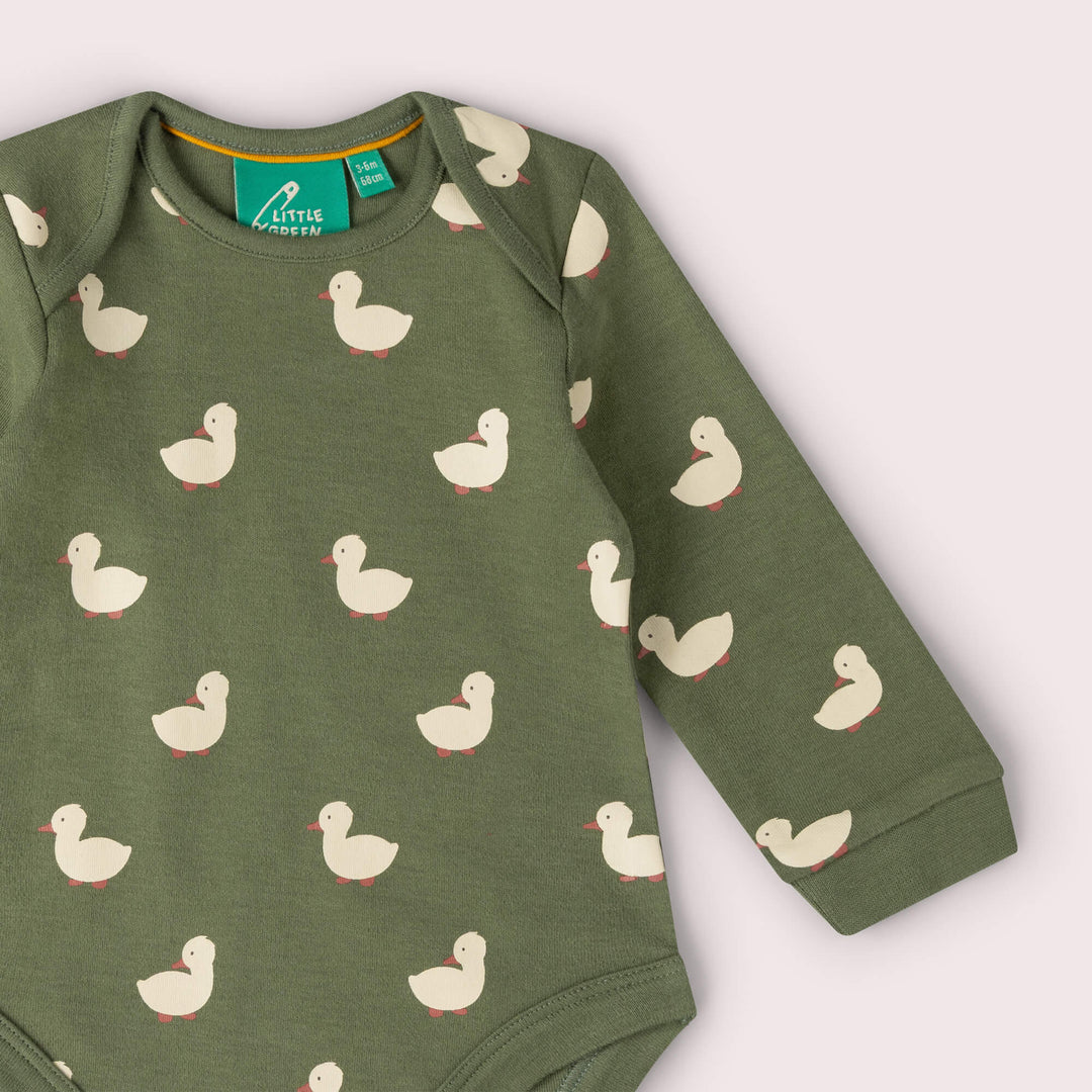 Olive Ducks Baby Bodysuit 2 Pack Green / 18-24m