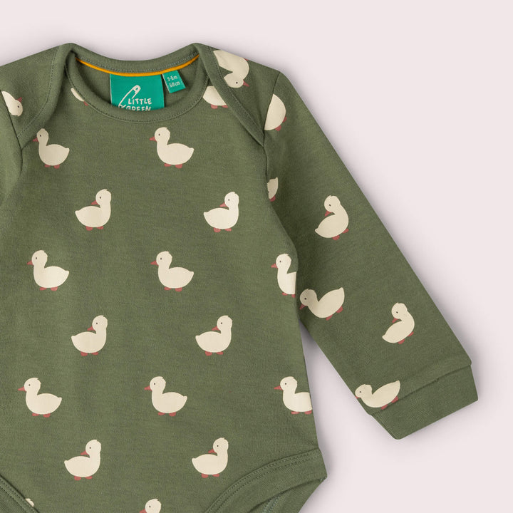 Olive Ducks Baby Bodysuit 2 Pack Green / 18-24m