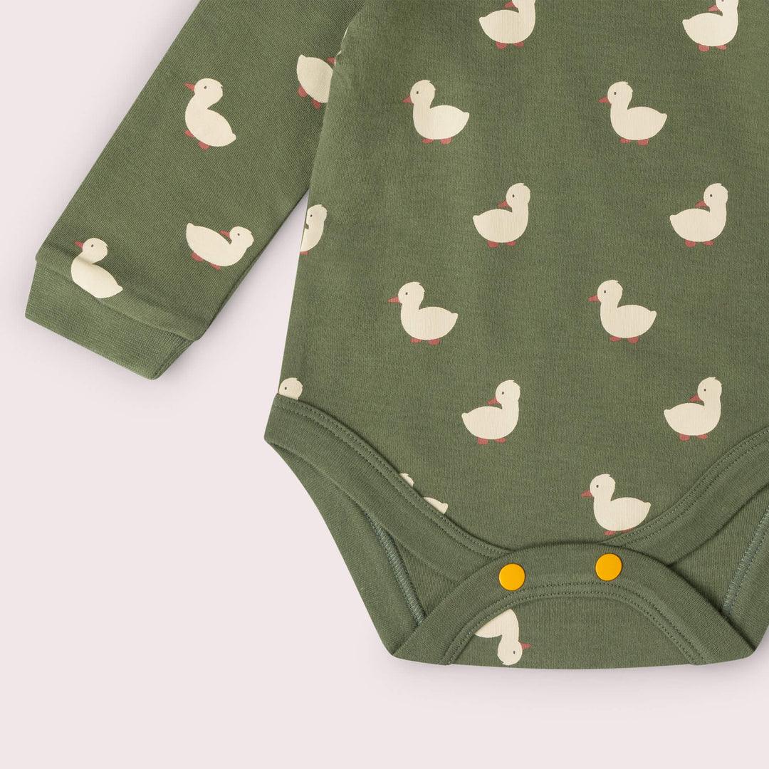 Olive Ducks Baby Bodysuit 2 Pack Green / 18-24m