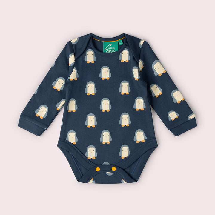 Blue Penguins Baby Bodysuit 2 Pack Navy / 18-24m
