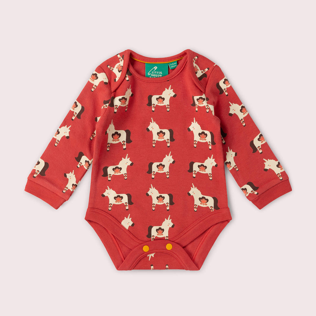 Little Unicorns Baby Bodysuit 2 Pack Purple / 18-24m