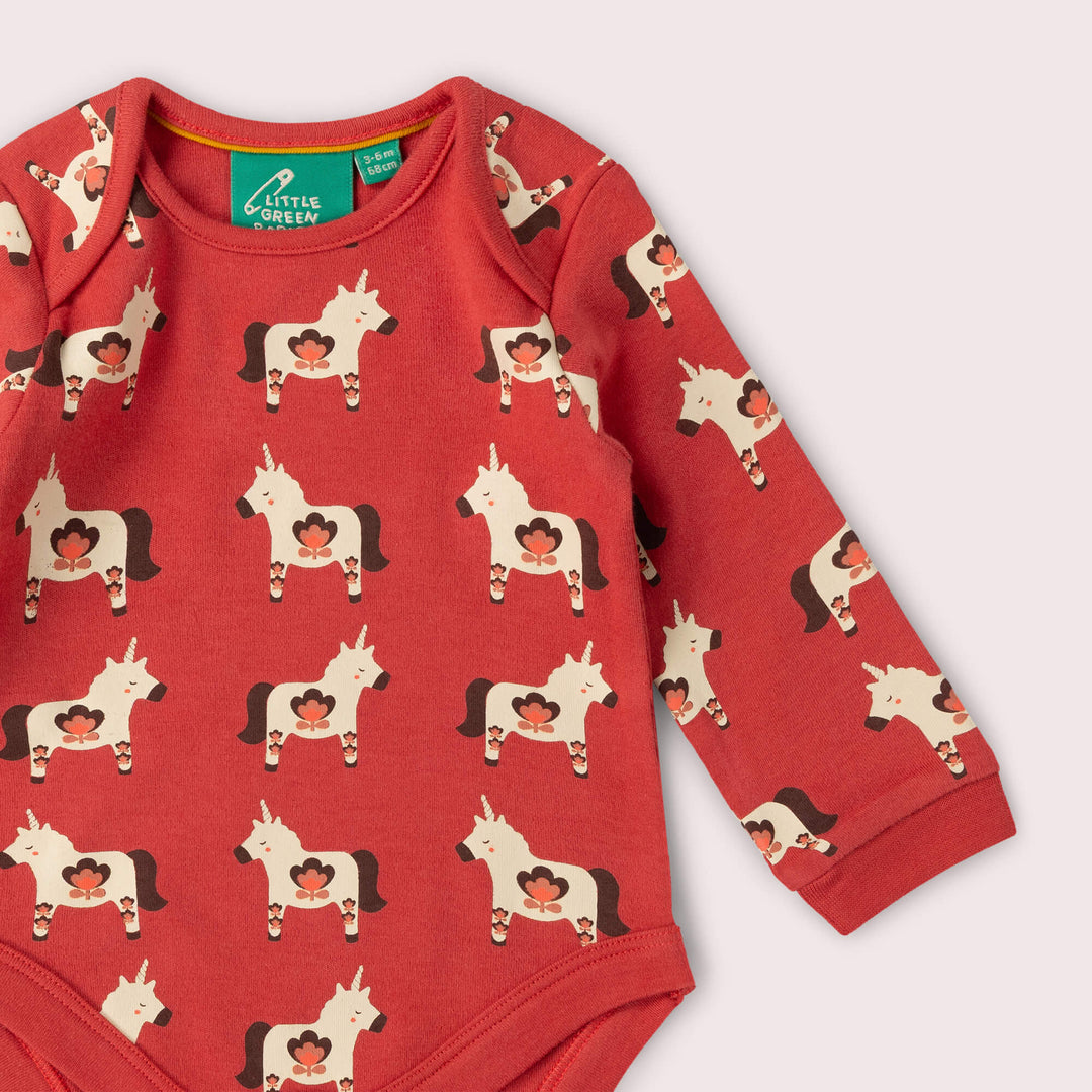 Little Unicorns Baby Bodysuit 2 Pack Purple / 18-24m