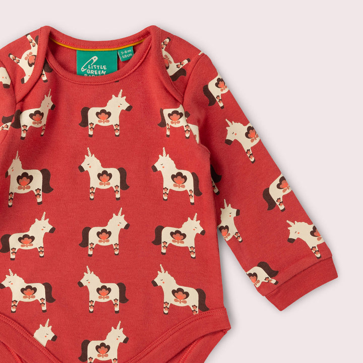 Little Unicorns Baby Bodysuit 2 Pack Purple / 18-24m