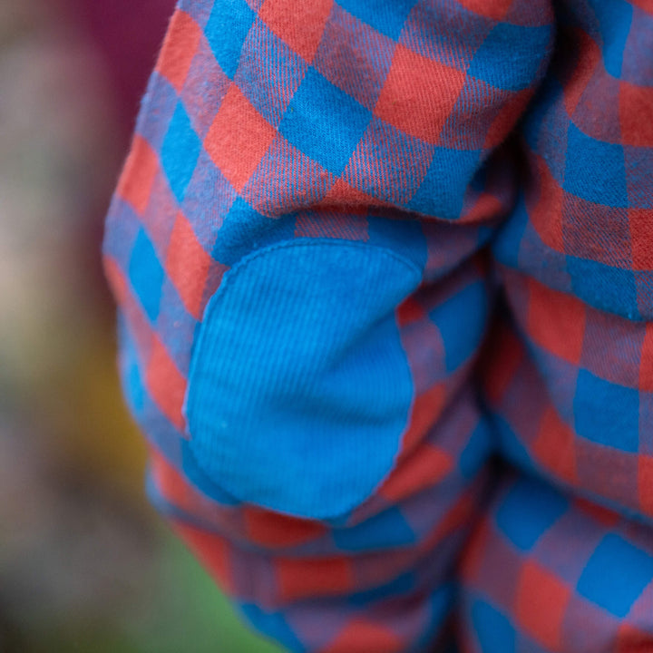 Burnt Ochre Check Long Sleeve Shirt Multi / 7-8y