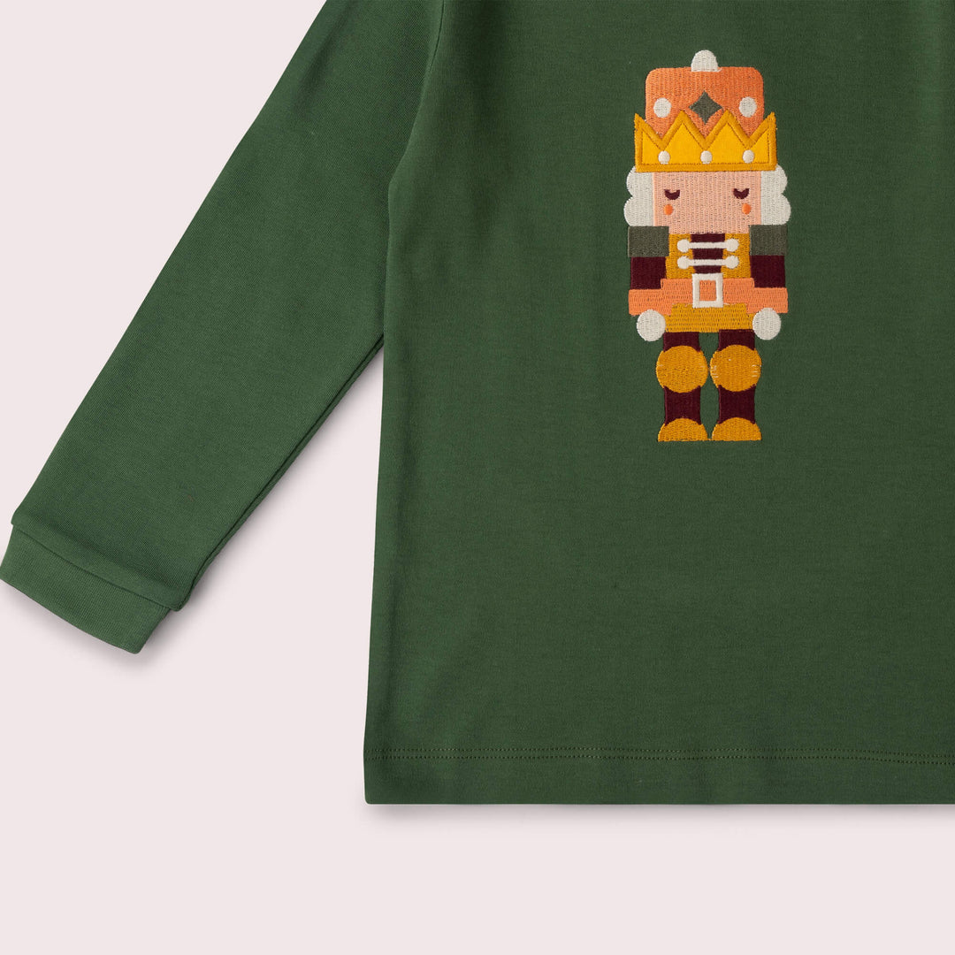 Toy Box Applique Long Sleeve T-Shirt Green / 4-5y